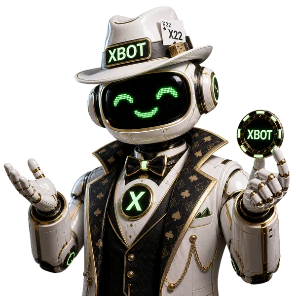 X-bot — character render evoking Paul Magriel's X-22 handle as it appeared in the 1996–2008 GamesGrid client.