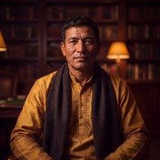 Portrait of GG Shrestha